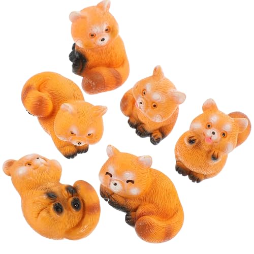 UKCOCO 6stücke Tierfiguren Süße Panda Und Kleine Tierornamente Für Mikrolandschaften Kreative Deko Für Wohnräume Schreibtisch Und Garten UKCOCO 6stücke Tierfiguren Süße Panda Und Kleine Tierornamente Für Mikrolandschaften Kreative Deko Für Wohnräume Schreibtisch Und Garten von UKCOCO