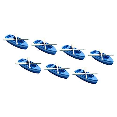 UKCOCO 7 Satz Miniatur Boot Modell mit Rudern Teiliges Harz Boot für Stranddekoration und Mikro Landschaftszubehör für DIY Projekte und Kreative UKCOCO 7 Satz Miniatur Boot Modell mit Rudern Teiliges Harz Boot für Stranddekoration und Mikro Landschaftszubehör für DIY Projekte und Kreative von UKCOCO