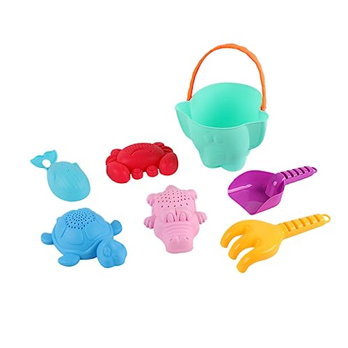 UKCOCO 7Stücke Teiliges Tragbares Sandspielzeug Set für Sicheres und Leichtes Strandspielzeug Bunten Farben für Outdoor Aktivitäten und Kreatives Am Strand UKCOCO 7Stücke Teiliges Tragbares Sandspielzeug Set für Sicheres und Leichtes Strandspielzeug Bunten Farben für Outdoor Aktivitäten und Kreatives Am Strand von UKCOCO