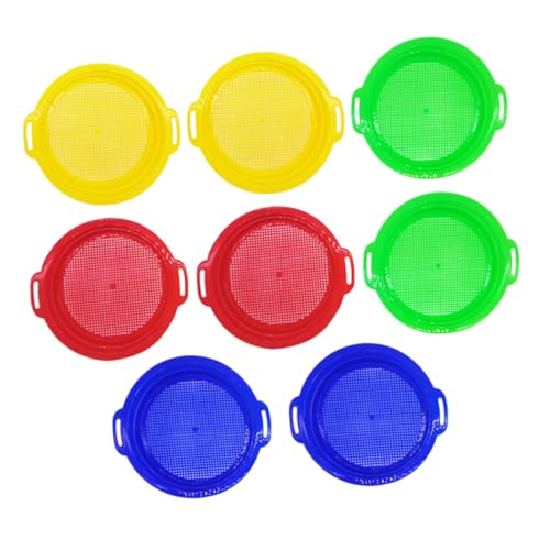 UKCOCO 8 Stück Mit Sandfilter Strandsandsifter Sandsieb Für Strand Sandspielzeug Für Kleinkinder Sandsieb-Set Strandvorräte Für Den Strand Sandstrand Plastik UKCOCO 8 Stück Mit Sandfilter Strandsandsifter Sandsieb Für Strand Sandspielzeug Für Kleinkinder Sandsieb-Set Strandvorräte Für Den Strand Sandstrand Plastik von UKCOCO