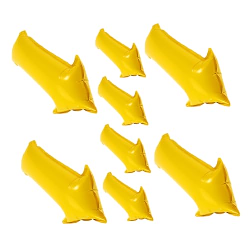 UKCOCO 8 Stück Pfeilballon Folienballons Ballonstütze Aufblasbarer Folienballon Partydekorationen Brautduschenballons Luftballons Für Geburtstagsfeiern Partyballons Pe-aluminiumfolie Gelb UKCOCO 8 Stück Pfeilballon Folienballons Ballonstütze Aufblasbarer Folienballon Partydekorationen Brautduschenballons Luftballons Für Geburtstagsfeiern Partyballons Pe-aluminiumfolie Gelb von UKCOCO