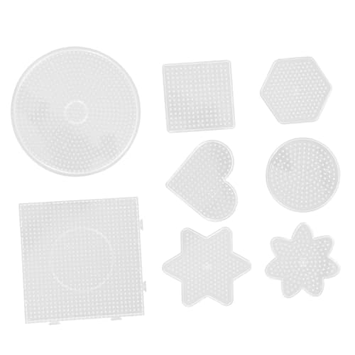 UKCOCO 8 Stück Teiliges Großes Transparentes Pegboard Set aus Klarem DIY Bügelperlen Vorlage mit Runden Quadratischen Sechseckigen und Sternförmigen Steckplatten Kreativ für Bastelfans UKCOCO 8 Stück Teiliges Großes Transparentes Pegboard Set aus Klarem DIY Bügelperlen Vorlage mit Runden Quadratischen Sechseckigen und Sternförmigen Steckplatten Kreativ für Bastelfans von UKCOCO