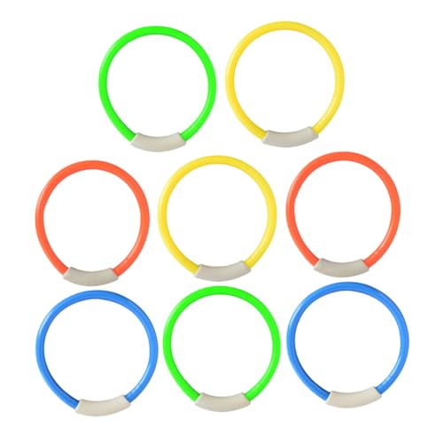 UKCOCO 8 Stück Teiliges Tauchringe Bunte Schwimmspielzeuge für Jungen Mädchen Robustes Tauchspielzeug zur Schwimm und Tauchtrainingsförderung im Pool Zufällige Farbe Zufällige Farbe UKCOCO 8 Stück Teiliges Tauchringe Bunte Schwimmspielzeuge für Jungen Mädchen Robustes Tauchspielzeug zur Schwimm und Tauchtrainingsförderung im Pool Zufällige Farbe Zufällige Farbe von UKCOCO