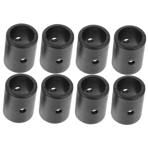 UKCOCO 8 Stück Tischfußball Club Fußballtisch Teile Spieltisch Zubehör Tischfußball Tische Schützen Tischfußball Tisch Teile Fußballtisch Zubehör Tischfußball Zubehör Schwarzes PVC von UKCOCO