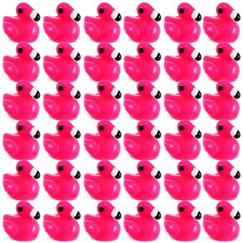 UKCOCO 80 Stück Mini Flamingos Resin Tierfiguren für Garten Wohnung Deko Ornamente für Miniaturwelt Bonsai Puppenhaus Einzigartige Geschenkidee für Freunde und Familie von UKCOCO