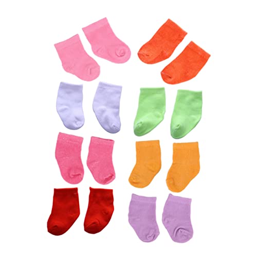 UKCOCO 8Paare Puppensocken für Puppen Farbenfrohe Puppenzubehör für Kreative DIY Projekte Basteln UKCOCO 8Paare Puppensocken für Puppen Farbenfrohe Puppenzubehör für Kreative DIY Projekte Basteln von UKCOCO