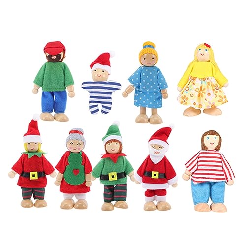 UKCOCO 9 Stück Teiliges Weihnachts Fingerpuppen Flexible Handpuppen Familie mit Beweglichen und Beinen Kreatives Rollenspiel für Puppenhaus Zubehör für Kindergarten und Zuhause UKCOCO 9 Stück Teiliges Weihnachts Fingerpuppen Flexible Handpuppen Familie mit Beweglichen und Beinen Kreatives Rollenspiel für Puppenhaus Zubehör für Kindergarten und Zuhause von UKCOCO