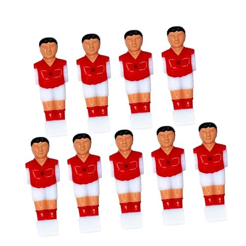 UKCOCO 9 Stück Tischfußball Männer Spieler Ersatzteile für Tischfußball Turnierstil Tischfußball Figuren Zubehör Party Jungs Rod Tischfußballspieler Ersatzteile für Fußballmaschinen rot UKCOCO 9 Stück Tischfußball Männer Spieler Ersatzteile für Tischfußball Turnierstil Tischfußball Figuren Zubehör Party Jungs Rod Tischfußballspieler Ersatzteile für Fußballmaschinen rot von UKCOCO