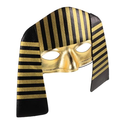 UKCOCO Ägyptische Maske für Wiederverwendbare Cosplay Maske für Halloween Themenpartys und Bühnenaufführungen Leicht und Komfortabel mit Detailliertem Design Kostümzubehör UKCOCO Ägyptische Maske für Wiederverwendbare Cosplay Maske für Halloween Themenpartys und Bühnenaufführungen Leicht und Komfortabel mit Detailliertem Design Kostümzubehör von UKCOCO