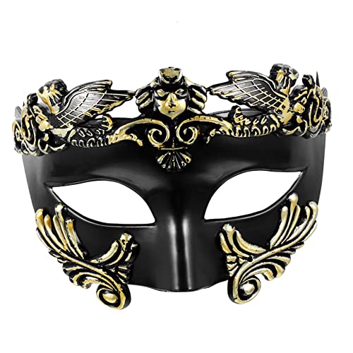 UKCOCO Ägyptischer Krieger Cosplay Halbmaske für Halloween Stilvolle Performance Maske für Kostümpartys und Festliche Anlässe Leicht und Langlebig Modisches Design UKCOCO Ägyptischer Krieger Cosplay Halbmaske für Halloween Stilvolle Performance Maske für Kostümpartys und Festliche Anlässe Leicht und Langlebig Modisches Design von UKCOCO
