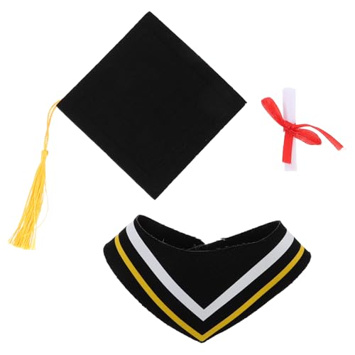 UKCOCO Abschlussbär-Outfit Graduiertenmütze Plüschtier Mini-Abschlusskappen für Stofftiere Kleidung für Stofftiere Grad-Hut-Stofftier Kuscheltier Mütze Abschluss Stofftiere Papier Gelb UKCOCO Abschlussbär-Outfit Graduiertenmütze Plüschtier Mini-Abschlusskappen für Stofftiere Kleidung für Stofftiere Grad-Hut-Stofftier Kuscheltier Mütze Abschluss Stofftiere Papier Gelb von UKCOCO