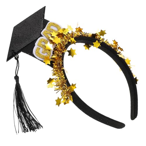 UKCOCO Abschlussfeier Quaste Stirnband für Dekoration für Graduierungen Hochzeiten und Partys Bequeme für Haartypen und Längen Stilvolles von UKCOCO