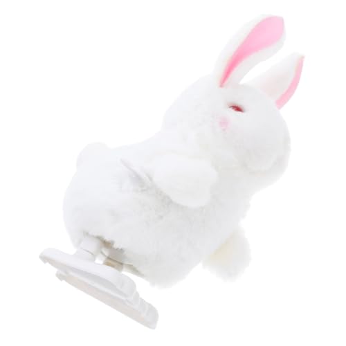 UKCOCO Aufziehspielzeug Hase Süßes Plüschspielzeug für Ostern Mechanisches Hüpftier ohne Batterien Ostergeschenk und Party Favor für Sicher und für Drinnen und Draußen UKCOCO Aufziehspielzeug Hase Süßes Plüschspielzeug für Ostern Mechanisches Hüpftier ohne Batterien Ostergeschenk und Party Favor für Sicher und für Drinnen und Draußen von UKCOCO