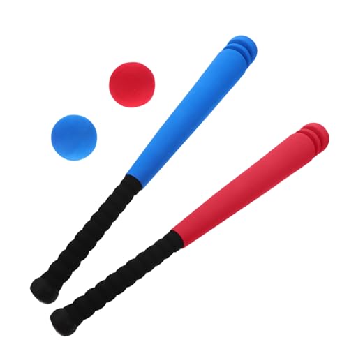 UKCOCO Baseballschläger aus Sicherem Eva Material Weicher Schläger und Ball Tragbar für Indoor und Outdoor Sport Fördert Hand Auge Koordination und Motorische Fähigkeiten Zufällige Farbe von UKCOCO