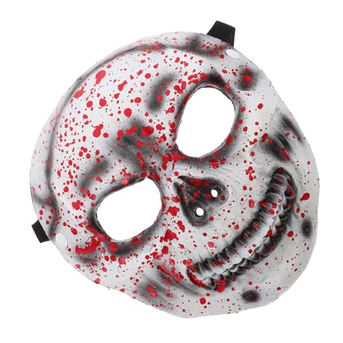 UKCOCO Blutige Halloween Maske Soft PU Skull Maske für Cosplay Gruselige Party Requisiten Atmungsaktiv für Halloween Kostümpartys UKCOCO Blutige Halloween Maske Soft PU Skull Maske für Cosplay Gruselige Party Requisiten Atmungsaktiv für Halloween Kostümpartys von UKCOCO