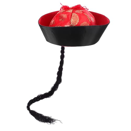 UKCOCO Chinesischer Orientalischer Hut für Halloween Einzigartiger Kostümhut Strapazierfähigem für Aufführungen Qing Design Langlebig UKCOCO Chinesischer Orientalischer Hut für Halloween Einzigartiger Kostümhut Strapazierfähigem für Aufführungen Qing Design Langlebig von UKCOCO