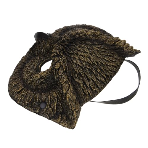 UKCOCO Cosplay Maske PU für Halloween Leicht Requisite für Maskeraden Partys Elastisches Band für Sicheren Sitz Goldene UKCOCO Cosplay Maske PU für Halloween Leicht Requisite für Maskeraden Partys Elastisches Band für Sicheren Sitz Goldene von UKCOCO