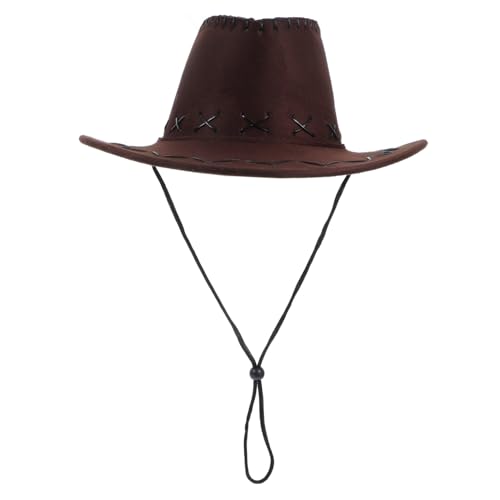 UKCOCO Cowboyhut für Cowgirl-Hut für Mädchen-Cowgirl-Hut Cowboyhüte für kleiner Cowboyhut Westernhut für Cowboyhut für Jungen Polyester Coffee UKCOCO Cowboyhut für Cowgirl-Hut für Mädchen-Cowgirl-Hut Cowboyhüte für kleiner Cowboyhut Westernhut für Cowboyhut für Jungen Polyester Coffee von UKCOCO