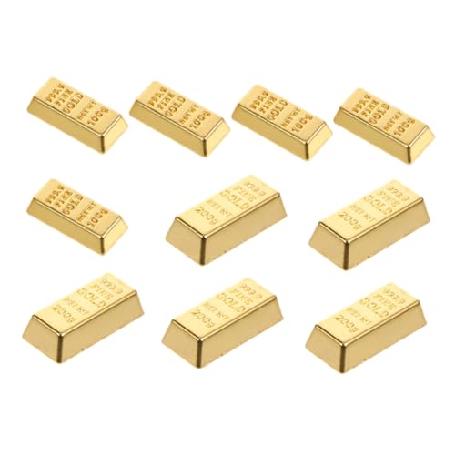 UKCOCO Detaillierte Miniatur-Ziegel 10 Stück Metall-Piraten-schatzbarren Für Dekorative Bastel-displays UKCOCO Detaillierte Miniatur-Ziegel 10 Stück Metall-Piraten-schatzbarren Für Dekorative Bastel-displays von UKCOCO