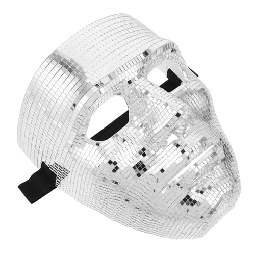 UKCOCO Disco Ball Maske Glitzernde Partymaske für Maskerade Events Stilvolles Gesicht Cover für Männer und Frauen für Halloween Karneval Bälle und Nachtclubs UKCOCO Disco Ball Maske Glitzernde Partymaske für Maskerade Events Stilvolles Gesicht Cover für Männer und Frauen für Halloween Karneval Bälle und Nachtclubs von UKCOCO