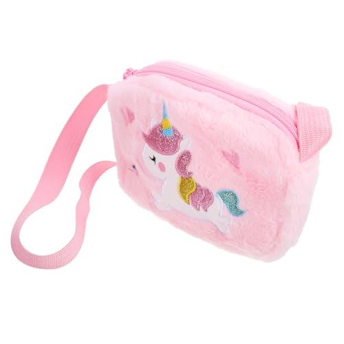 UKCOCO Einhorn Plüsch Umhängetasche für Süße Crossbody Geldbörse mit Schultergurt Niedliches Design Münzaufbewahrung für Besondere Anlässe und UKCOCO Einhorn Plüsch Umhängetasche für Süße Crossbody Geldbörse mit Schultergurt Niedliches Design Münzaufbewahrung für Besondere Anlässe und von UKCOCO