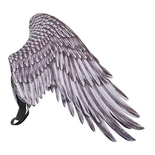 UKCOCO Engelsflügel Kostümzubehör für Halloween Schwarze Requisiten für Cosplay Bühnenaufführungen Leicht für Partys Mottopartys von UKCOCO