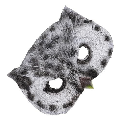 UKCOCO Eulenmaske für Halloween Realistische Halbmaske PU für Cosplay Maskeraden Unisex Partymaske für Erwachsene Kostümpartys Besondere Anlässe UKCOCO Eulenmaske für Halloween Realistische Halbmaske PU für Cosplay Maskeraden Unisex Partymaske für Erwachsene Kostümpartys Besondere Anlässe von UKCOCO