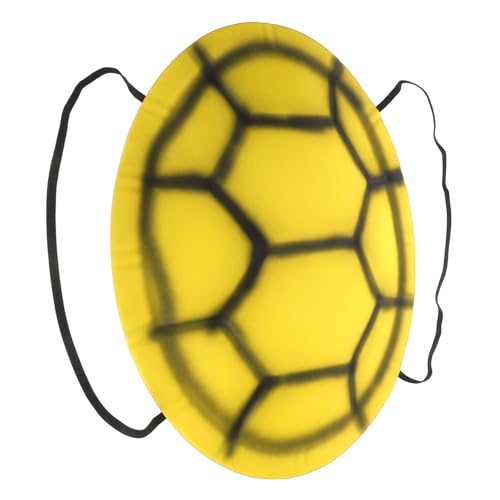 UKCOCO Eva Turtle Shell Kostümprop für Halloween und Karneval Bunte Tortoise Shell Verkleidung für Erwachsene für Cosplay und Rollenspiele Gelb von UKCOCO