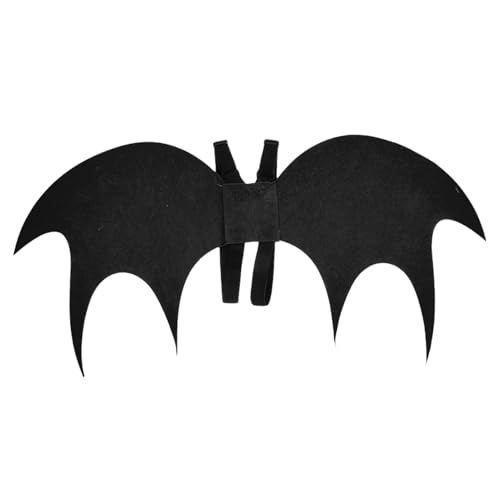 UKCOCO Fledermausflügel für Leichte Eva Kostüm Requisiten für Halloween Feiern Rollenspiel und Cosplay Geeignet für Jungen und Mädchen Jahre Schwarz von UKCOCO