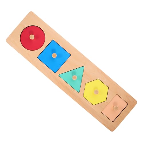 UKCOCO Geometrisches Formen Puzzle für Kleinkinder Montessori Lernspielzeug zur Farben und Formenerkennung für Eltern Interaktion und Kognitive Entwicklung UKCOCO Geometrisches Formen Puzzle für Kleinkinder Montessori Lernspielzeug zur Farben und Formenerkennung für Eltern Interaktion und Kognitive Entwicklung von UKCOCO