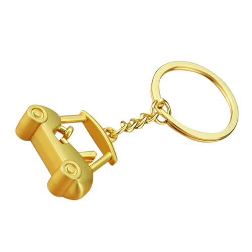 UKCOCO Golfwagen Anhänger Keychain Golf Cart Key Ring Unisex -organisator Halterbeutel Hängende Schlüsselrunde Für Golfliebhaber von UKCOCO