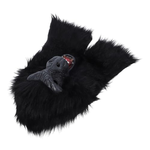 UKCOCO Gorilla Halloween Maske Lebensechte Tierkopfverkleidung für Cosplay und Gruselpartys Geeignet für Jedes Fest mit Realistischem Design und Hohem Tragekomfort von UKCOCO