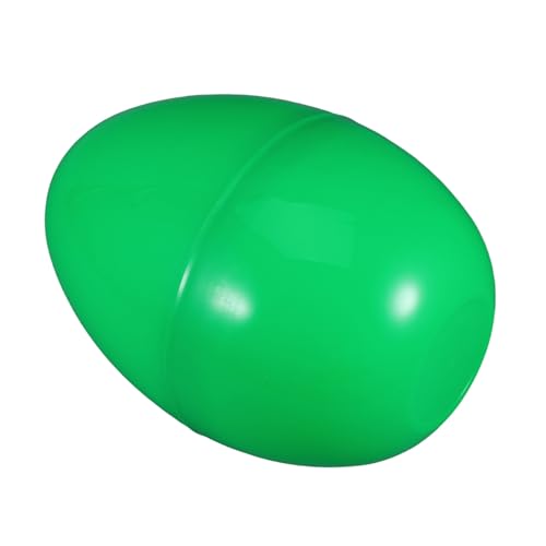 UKCOCO Große Wiederverwendbare Plastikeier als Dekorative Aufbewahrungsboxen für Ostereierjagd Grüne Multifunktionale Eierbehälter aus Abs für Partydeko und Kleine Gegenstände von UKCOCO