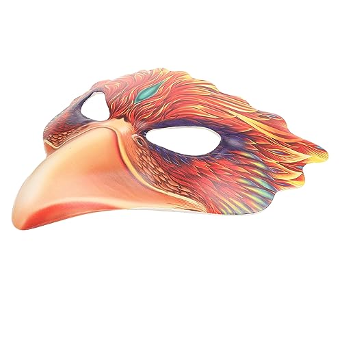 UKCOCO Halbgesichts Vogelmaske Halloween Masquerade Party aus Langlebigem PU und EVA mit Filigranen Details Bequemes Design mit Sichtfenstern für Kostüm und Karnevalspartys UKCOCO Halbgesichts Vogelmaske Halloween Masquerade Party aus Langlebigem PU und EVA mit Filigranen Details Bequemes Design mit Sichtfenstern für Kostüm und Karnevalspartys von UKCOCO