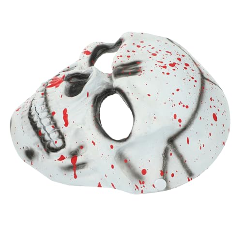 UKCOCO Halloween Blutige Skelettmaske für Gruselige Kostümpartys Realistische PU Maske für Halloween Karneval Horrormaske für Cosplay UKCOCO Halloween Blutige Skelettmaske für Gruselige Kostümpartys Realistische PU Maske für Halloween Karneval Horrormaske für Cosplay von UKCOCO