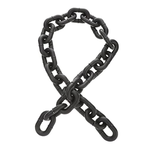 UKCOCO Halloween Fake Chain Deko Kunststoffkette für Halloween Party Leicht und Stabil für Gruselige Atmosphären Vielseitig Einsetzbar als Fotorequisit Dekoration UKCOCO Halloween Fake Chain Deko Kunststoffkette für Halloween Party Leicht und Stabil für Gruselige Atmosphären Vielseitig Einsetzbar als Fotorequisit Dekoration von UKCOCO