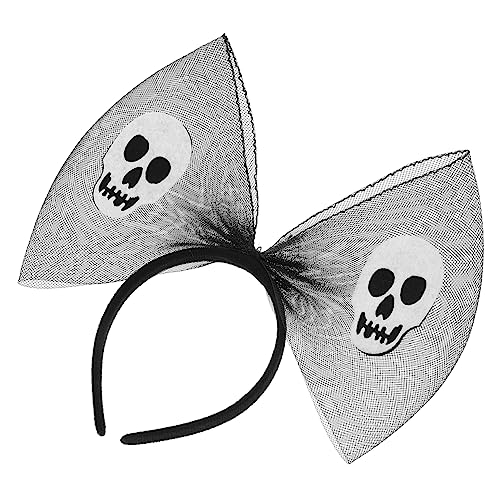 UKCOCO Halloween Haarreif mit Bogen für Erwachsene Gruselige Kopfbedeckung für Kostümpartys Bühnenauftritte und Themenfeiern Einzigartiges von UKCOCO