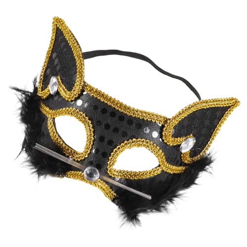 UKCOCO Halloween Halbgesichtsmaske für Frauen Dekorative Tiermaske für Karneval Cosplay Maskerade Leicht zu für Besondere Anlässe UKCOCO Halloween Halbgesichtsmaske für Frauen Dekorative Tiermaske für Karneval Cosplay Maskerade Leicht zu für Besondere Anlässe von UKCOCO