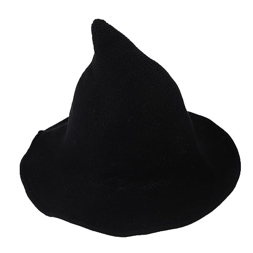 UKCOCO Halloween Hexenhut für Cosplay Partys Dekorativer Hut Schwarzer für Halloween Dekoration Besondere Anlässe Kreatives Zubehör UKCOCO Halloween Hexenhut für Cosplay Partys Dekorativer Hut Schwarzer für Halloween Dekoration Besondere Anlässe Kreatives Zubehör von UKCOCO