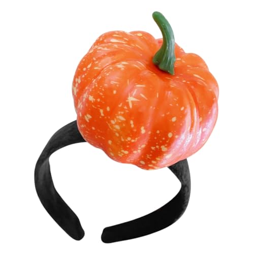 UKCOCO Halloween Kürbis Haarreif Einzigartiges Haarschmuck Accessoire für Halloween Party Cosplay und Thematische Feiern Bequeme Passform Leicht zu Reinigen Themenverstärkung von UKCOCO