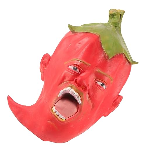 UKCOCO Halloween Pfeffermaske Gruselige Kostüm Maske für Party Karneval Realistisch Halloween Dekorationen Cosplay UKCOCO Halloween Pfeffermaske Gruselige Kostüm Maske für Party Karneval Realistisch Halloween Dekorationen Cosplay von UKCOCO