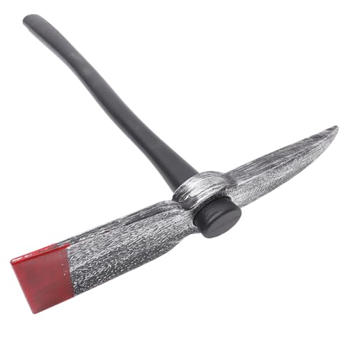 UKCOCO Halloween Prop Kunststoff Spitzhacke Realistische Simulation für Kostümparty Cosplay und Halloween Dekoration Langlebig und Sicher zu Verwenden UKCOCO Halloween Prop Kunststoff Spitzhacke Realistische Simulation für Kostümparty Cosplay und Halloween Dekoration Langlebig und Sicher zu Verwenden von UKCOCO