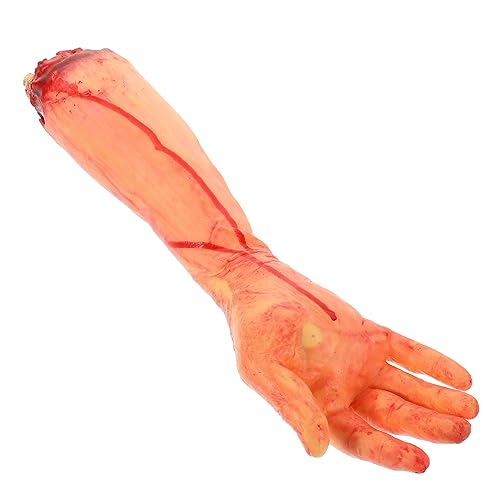 UKCOCO Halloween Realistische Gebrochene Arm Dekoration Gruselige Requisite für Spukhaus Tischdekoration oder Party Fake Körperteil für Kreative Halloween von UKCOCO