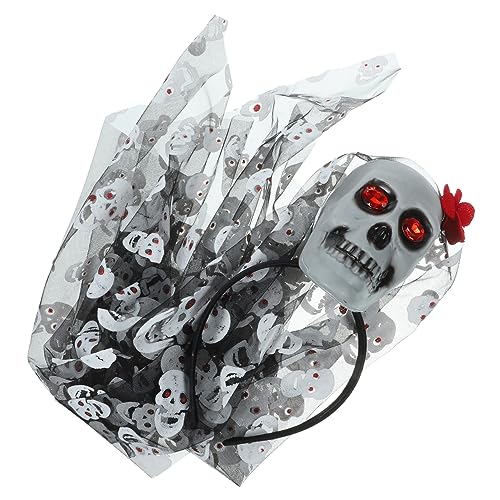 UKCOCO Halloween Schleier Haarband mit Kunstblumen Cosplay Requisite für Halloween Partys für Fotoshootings und Leicht und Bequem UKCOCO Halloween Schleier Haarband mit Kunstblumen Cosplay Requisite für Halloween Partys für Fotoshootings und Leicht und Bequem von UKCOCO