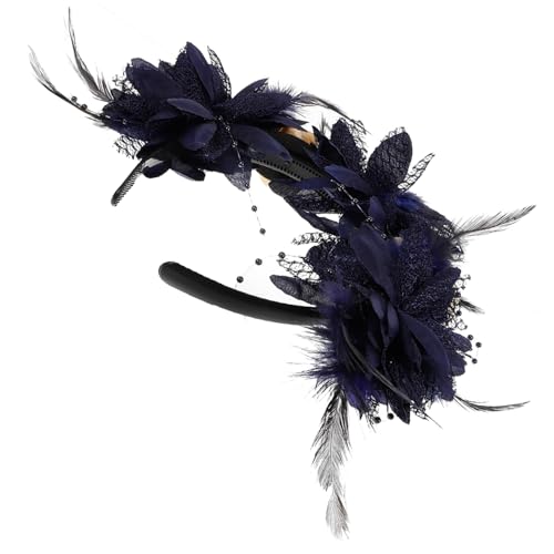 UKCOCO Halloween Stirnband mit Federn Karneval Haarband für Partys Einzigartiger Kopfschmuck für Damen und Herren Attraktives Accessoire für Halloween UKCOCO Halloween Stirnband mit Federn Karneval Haarband für Partys Einzigartiger Kopfschmuck für Damen und Herren Attraktives Accessoire für Halloween von UKCOCO