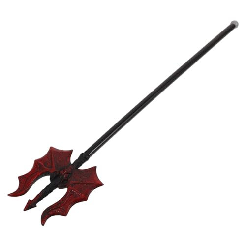 UKCOCO Halloween Trident mit Flammeneffekt für Schaurige Deko und Kostüme Vielseitig Einsetzbar für Halloween Partys Bühnenaufführungen und Cosplay Events von UKCOCO