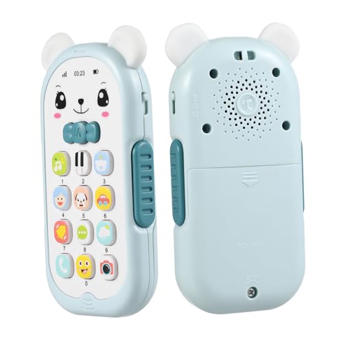 UKCOCO Handyspielzeug Kreatives Musiktelefon für Kleinkinder Lernspielzeug mit Sound und Licht Fördert Hand Auge Koordination und Intellektuelle Entwicklung Hellblau UKCOCO Handyspielzeug Kreatives Musiktelefon für Kleinkinder Lernspielzeug mit Sound und Licht Fördert Hand Auge Koordination und Intellektuelle Entwicklung Hellblau von UKCOCO