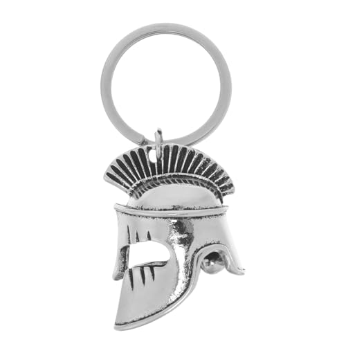 UKCOCO Vintage Römischer Helm Schlüsselanhänger Robuster Metallanhänger Für Im Retro-stil von UKCOCO