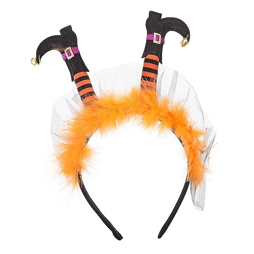 UKCOCO Hexenfuß Stirnband für Frauen Halloween Haarreif Dekoratives Zubehör für Partys Leicht Bequem für Halloween Feiern und Geburtstage von UKCOCO
