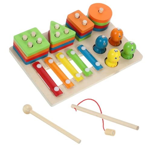 UKCOCO Holz Formensortierer Set Geometrisches Lernspielzeug für Interaktives Angeln und Puzzle Fördert Formenverständnis und Problemlösungsfähigkeiten Geeignet für Vorschulkinder Ab UKCOCO Holz Formensortierer Set Geometrisches Lernspielzeug für Interaktives Angeln und Puzzle Fördert Formenverständnis und Problemlösungsfähigkeiten Geeignet für Vorschulkinder Ab von UKCOCO